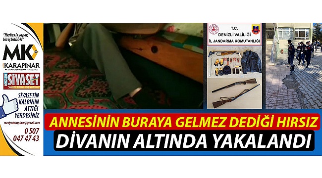 “Yok” dediği oğlu divanın altından çıktı