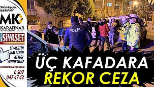 3 kafadara rekor ceza