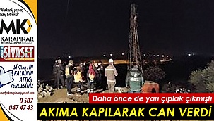 Akıma kapılan adam can verdi