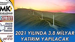 Aydem Enerji, 2021 yılında 3,8 milyar TL yatırım yapacak