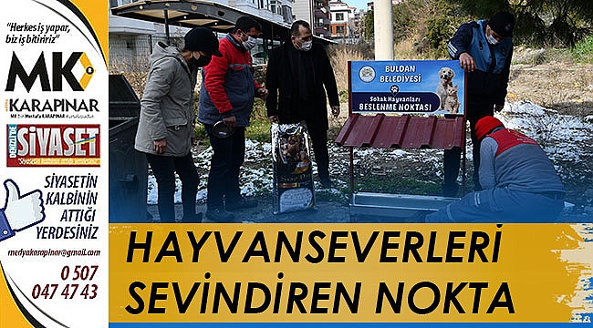 Buldan Belediyesi’nden, hayvanseverleri sevindiren adım