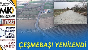 Çeşmebaşı sokakları yenilendi