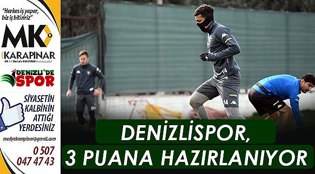 Denizlispor, 3 puana hazırlanıyor