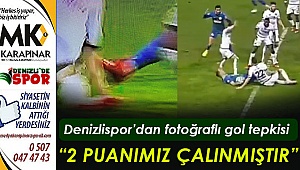 Denizlispor’dan fotoğraflı gol tepkisi