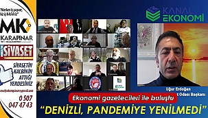 Ekonomi gazetecileri ile buluştu