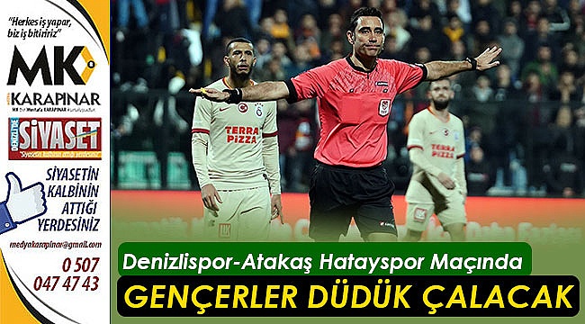 Hatay karşılaşmasının hakemi belli oldu