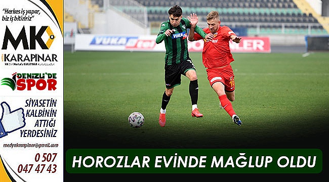 Horozlar evinde mağlup oldu