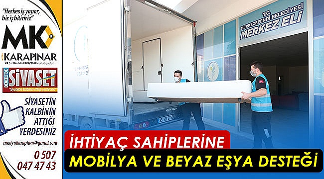 İhtiyaç sahiplerine mobilya ve beyaz eşya desteği