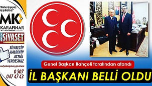 İl başkanı belli oldu