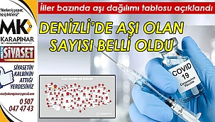 İller bazında aşı dağılımı tablosu açıklandı