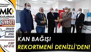 Kan bağışı rekortmeni Denizli’den!