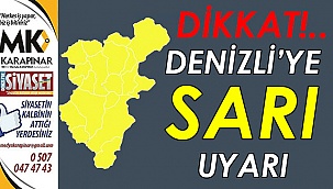 Meteoroloji'den Denizli'ye önemli uyarı!