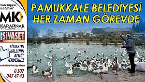Pamukkale Belediyesi her zaman görevde