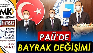 PAÜ HASTANELERİNDE BAYRAK DEĞİŞİMİ