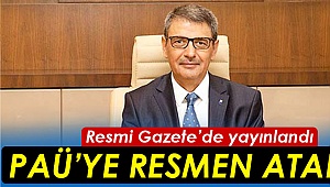 PAÜ, rektörünü buldu