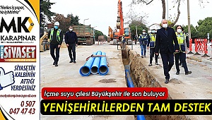 Yenişehirlilerden tam destek