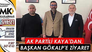 Ak Partili Kaya’dan, Başkan Gökalp’e ziyaret