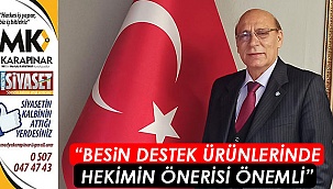 “Besı̇n destek ürünlerinde hekimin önerisi önemli”