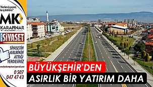 Büyükşehir'den asırlık bir yatırım daha