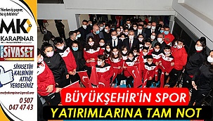 Büyükşehir'in spor yatırımlarına tam not