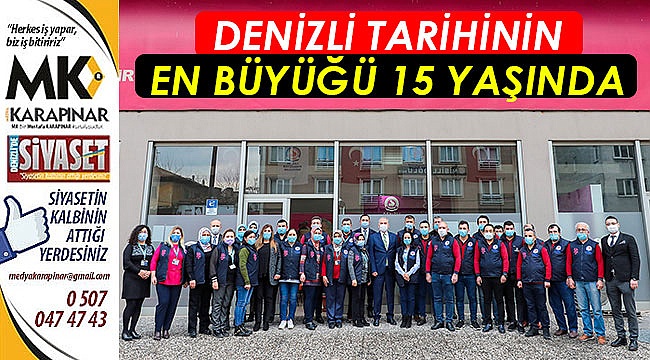 Büyükşehir Sevgi Eli 15 yaşında
