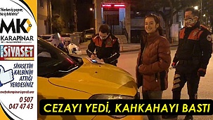 Cezayı yedi, kahkahayı bastı