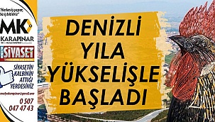 Denizli yıla yükselişle başladı