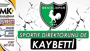 Denizlispor’da sportif direktörde istifasını açıkladı