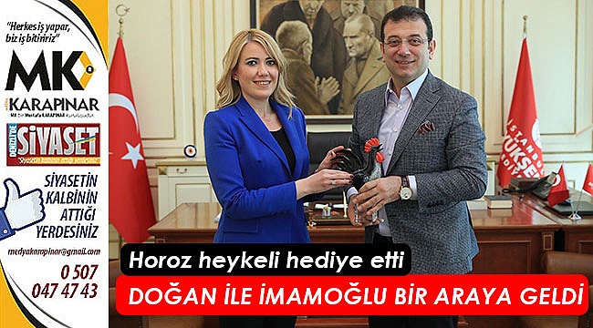 Doğan ile İmamoğlu bir araya geldi