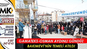 Gamateks-Osman Aydınlı Gündüz Bakımevi’nin Temeli Atıldı