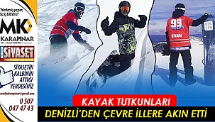 Kayak tutkunları Denizli’den çevre illere akın etti