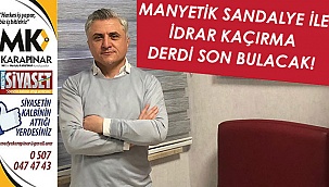 Manyetik sandalye ile idrar kaçırma derdi son bulacak!