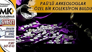 PAÜ’lü arkeologlar özel bir sikke koleksiyonu bulundu