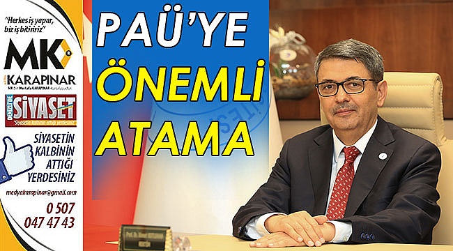 PAÜ’ye önemli atama