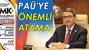 PAÜ’ye önemli atama