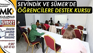 Sevindik ve Sümer’de öğrencilere destek kursu