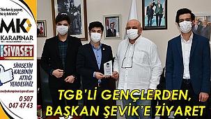 TGB’li gençlerden, Başkan Şevik’e ziyaret