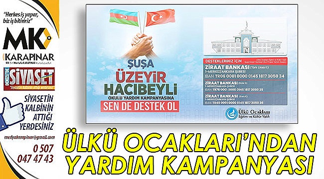 Ülkü Ocakları’ndan yardım kampanyası