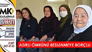 Asırlık ömrünü beslenmeye borçlu