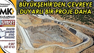 Büyükşehir'den çevreye duyarlı bir proje daha
