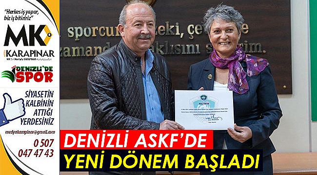 Denizli ASKF'de yeni dönem başladı
