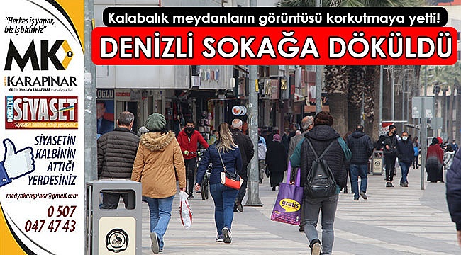 Denizli sokağa döküldü
