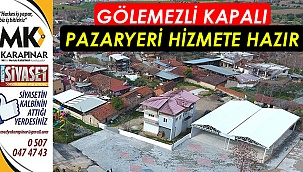 Gölemezli Kapalı Pazaryeri hizmete hazır