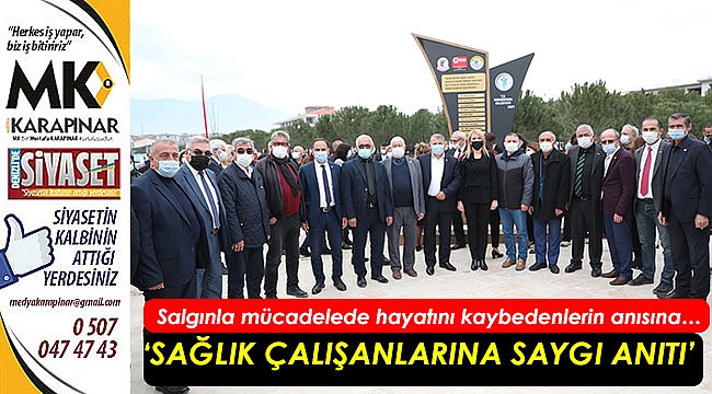 Merkezefendi Belediyesi’nden ‘Sağlık Çalışanlarına Saygı Anıtı’