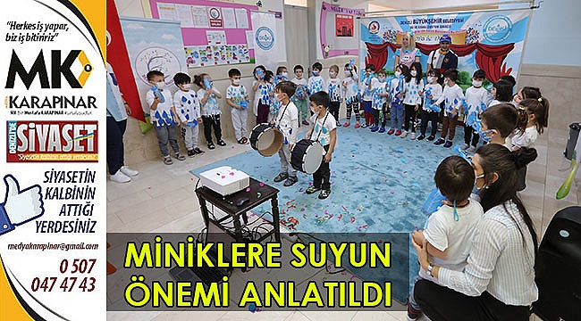 Miniklere suyun önemi anlatıldı
