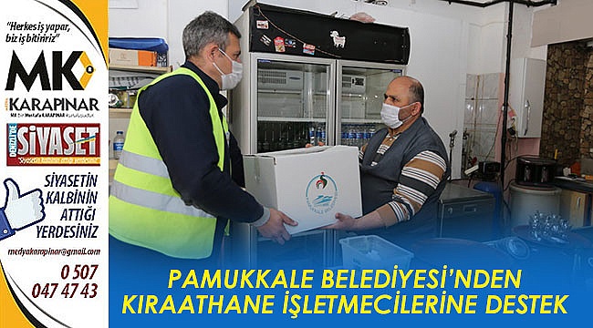 Pamukkale Belediyesi’nden kıraathane işletmecilerine destek