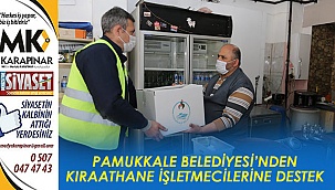 Pamukkale Belediyesi’nden kıraathane işletmecilerine destek
