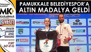 Pamukkale Belediyespor’a altın madalya geldi