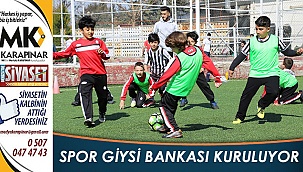 Spor giysi bankası kuruluyor