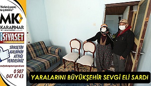 Yaralarını Büyükşehir Sevgi Eli sardı